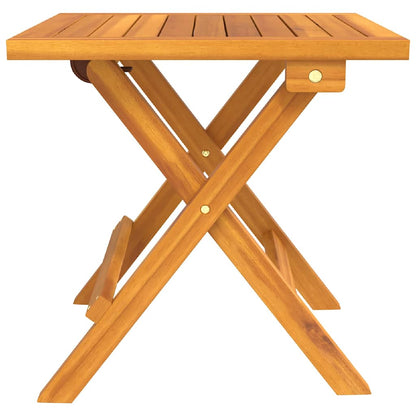 Lettino prendisole 3 pcs Marrone Legno di Acacia Massello