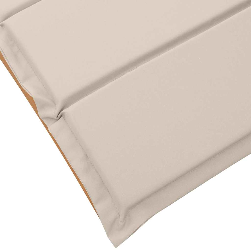 Lettino prendisole con cuscino 2 pcs Bianco 184 x 55 x 64cm