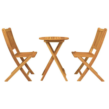 Set Bistro da Giardino 3 pcs Marrone legno massello di acacia - homemem39