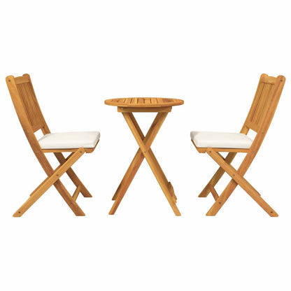 Set Bistro da Giardino 3 pcs Marrone legno massello di acacia - homemem39