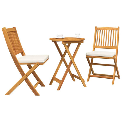 Set Bistro da Giardino 3 pcs Marrone legno massello di acacia - homemem39