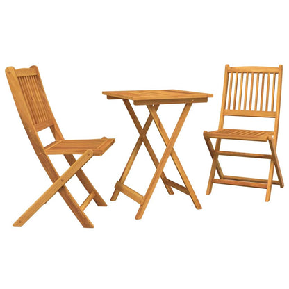 Set Bistro da Giardino 3 pcs Marrone legno massello di acacia - homemem39