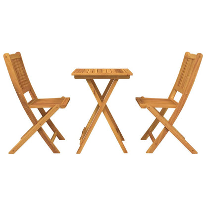 Set Bistro da Giardino 3 pcs Marrone legno massello di acacia - homemem39