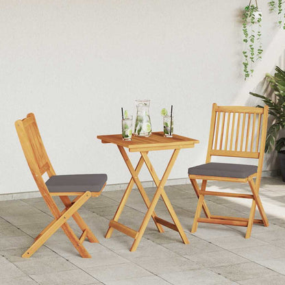 Set Bistro da Giardino 3 pcs Marrone legno massello di acacia - homemem39