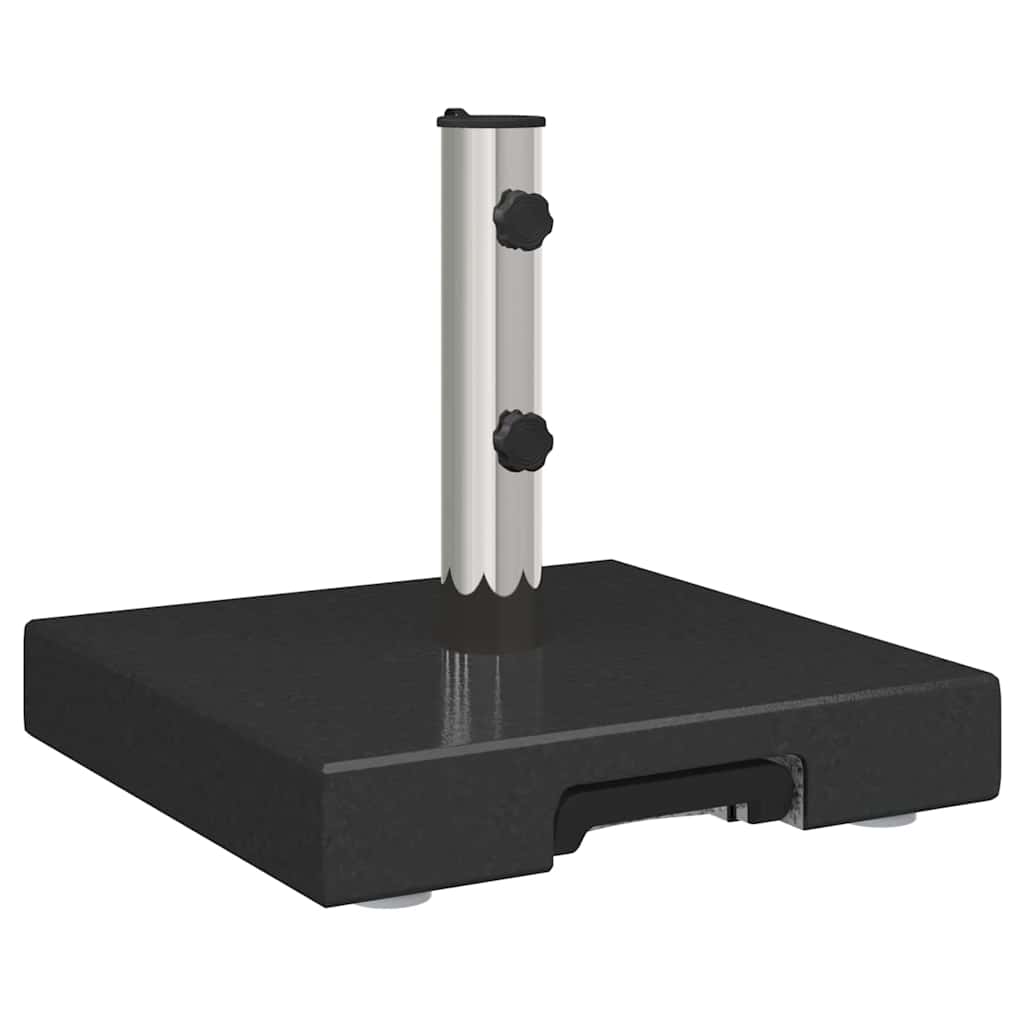 Base per ombrellone Nero 41 x 41 x 37 cm Granito - homemem39