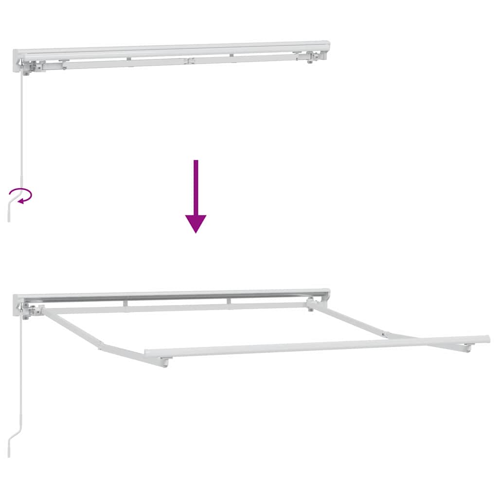 Struttura della tenda Bianco 2,5 x 2 m