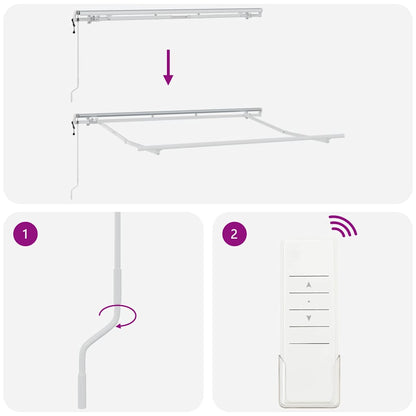 Struttura della tenda Bianco 3 x 2 m Metallo