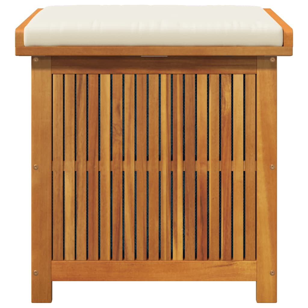 Scatola Cuscini da Esterno 60x50x61 cm Legno Massello Acacia - homemem39