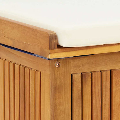 Scatola Cuscini da Esterno 60x50x61 cm Legno Massello Acacia - homemem39