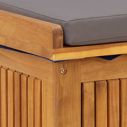 Scatola Cuscini da Esterno 60x50x61 cm Legno Massello Acacia - homemem39