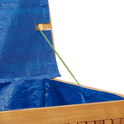 Scatola Cuscini da Esterno 60x50x61 cm Legno Massello Acacia - homemem39