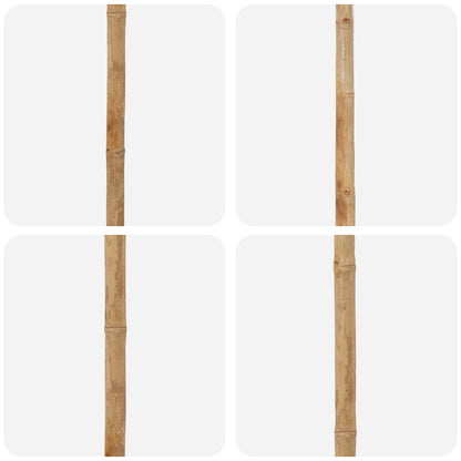 Ombrello da giardino Grigio scuro Ø 217 x 230 cm Bambù | homemem39