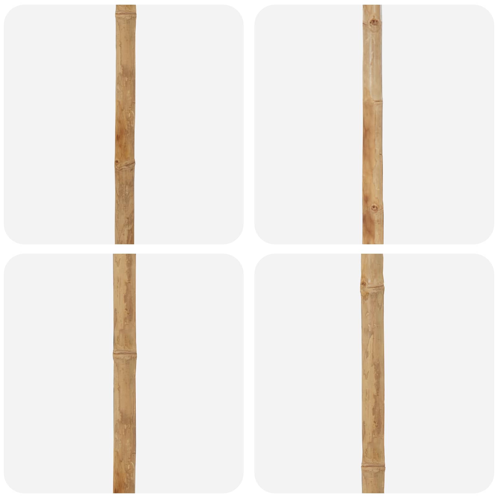 Ombrello da giardino Grigio scuro Ø 270 x 260 cm Bambù | homemem39