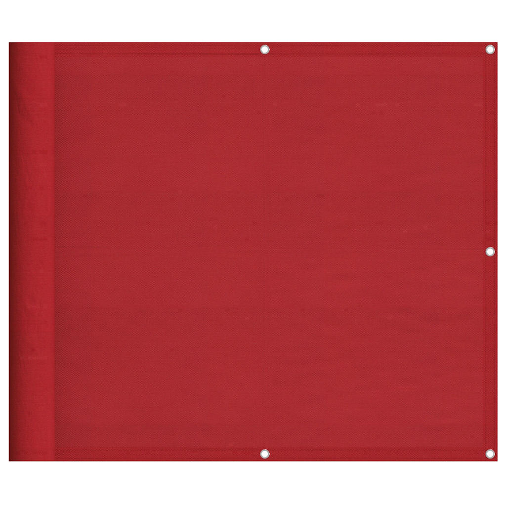 Paravento da Balcone Rosso 90x800 cm 100% Poliestere Oxford | homemem39