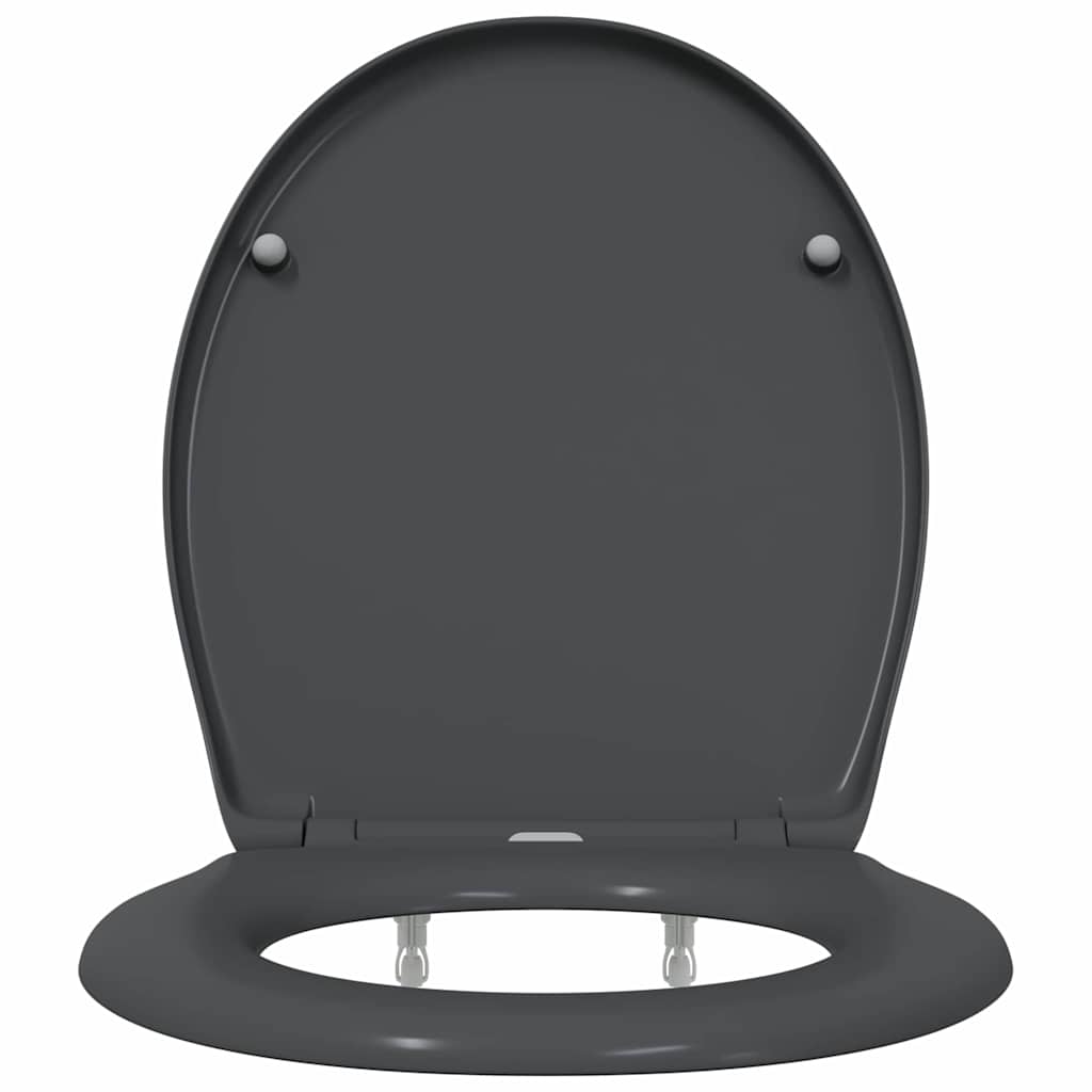 Sedile del WC Antracite 47 x 37 x 4 cm Duroplast
