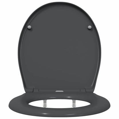 Sedile del WC Antracite 47 x 37 x 4 cm Duroplast