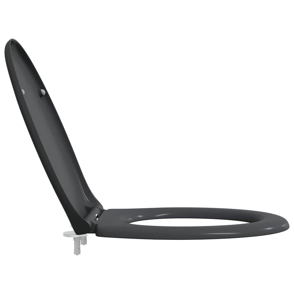 Sedile del WC Antracite 44,8 x 37,3 x 4,2 cm Duroplast