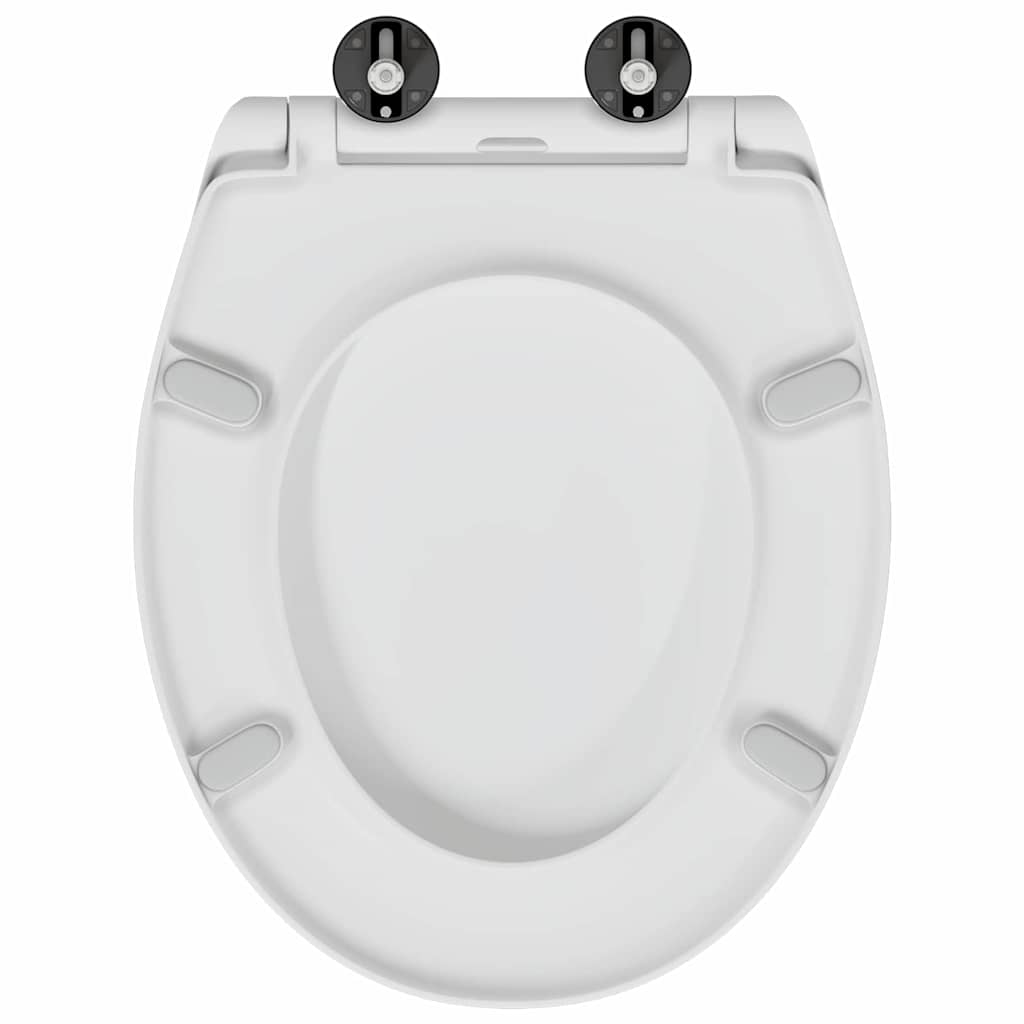 Sedile del WC Bianco 47 x 37 x 4 cm Duroplast