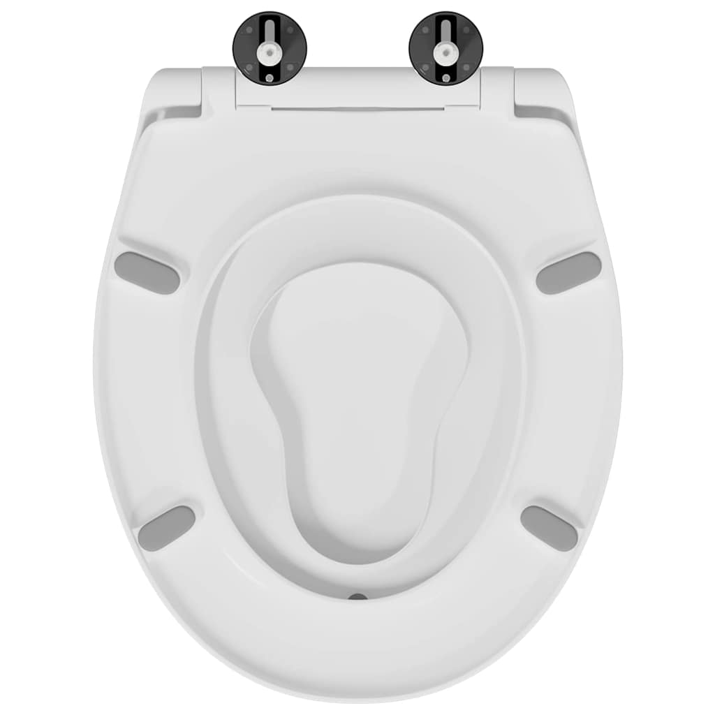 Sedile del WC Bianco 47 x 37 x 4 cm Duroplast