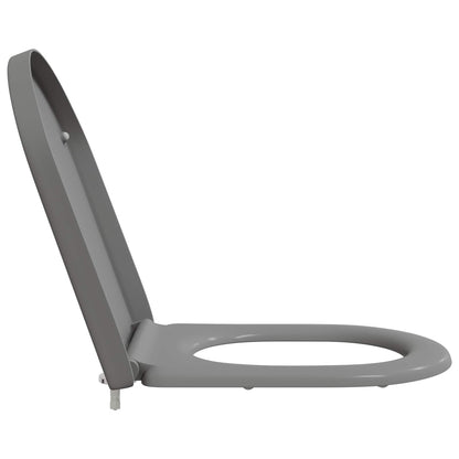 Sedile del WC Grigio 46,2 x 36 x 4,3 cm Duroplast