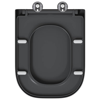 Sedile del WC Antracite 44,5 x 35 x 3,6 cm Duroplast