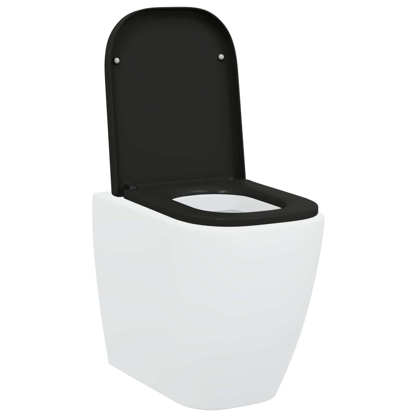Sedile del WC Nero 44,5 x 35 x 3,6 cm Duroplast