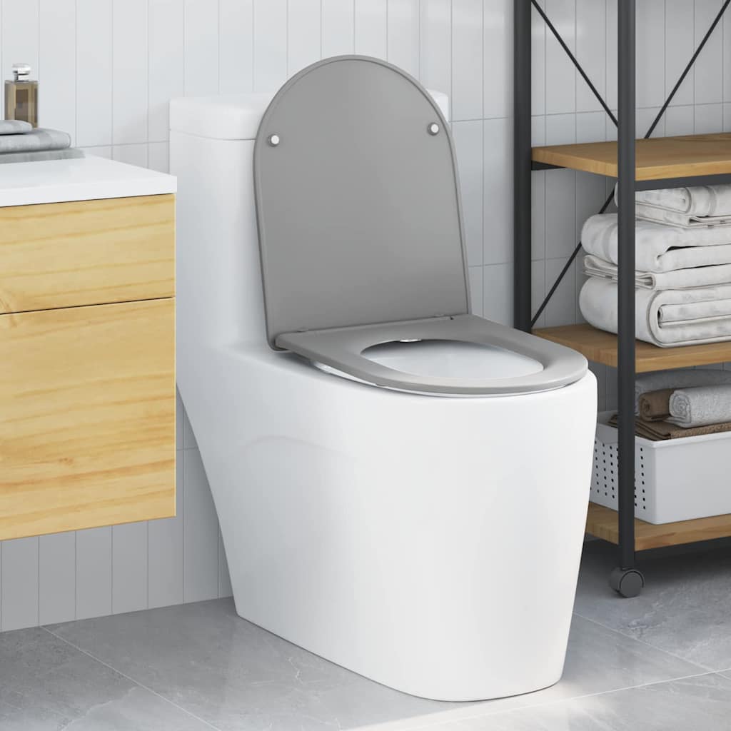 Sedile del WC Grigio 47 x 36 x 3,4 cm Duroplast