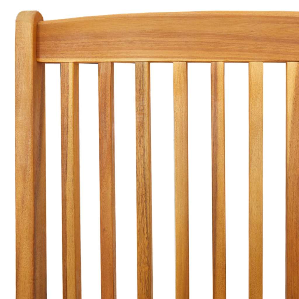 Sedia pieghevole con cuscino 4 pcs Bianco 49 x 57.5 x 92cm