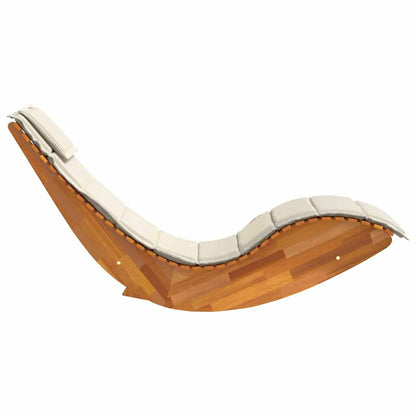 Lettino da sole 2 pcs Marrone Legno di Acacia Massello | homemem39