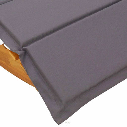 Lettino da sole 2 pcs Marrone Legno di Acacia Massello | homemem39