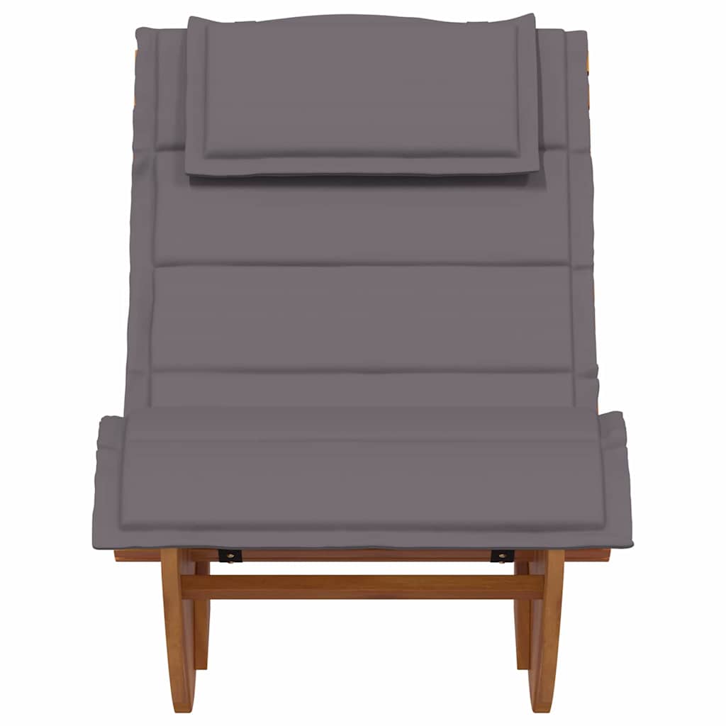 Lettino da sole 2 pcs Marrone Legno di Acacia Massello | homemem39