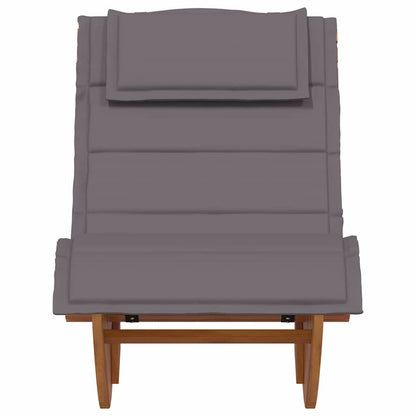Lettino da sole 2 pcs Marrone Legno di Acacia Massello | homemem39
