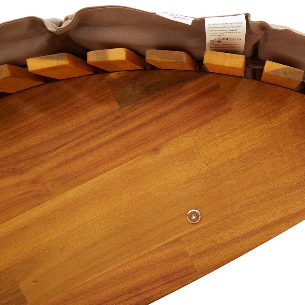 Lettino da sole 2 pcs Marrone Legno di Acacia Massello | homemem39