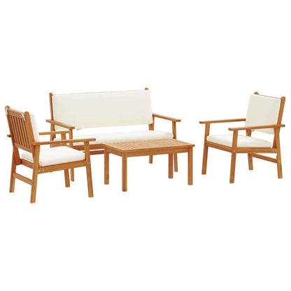 Set Divano da Giardino 4 pcs Marrone 120 x 65,5 x 79 cm | homemem39