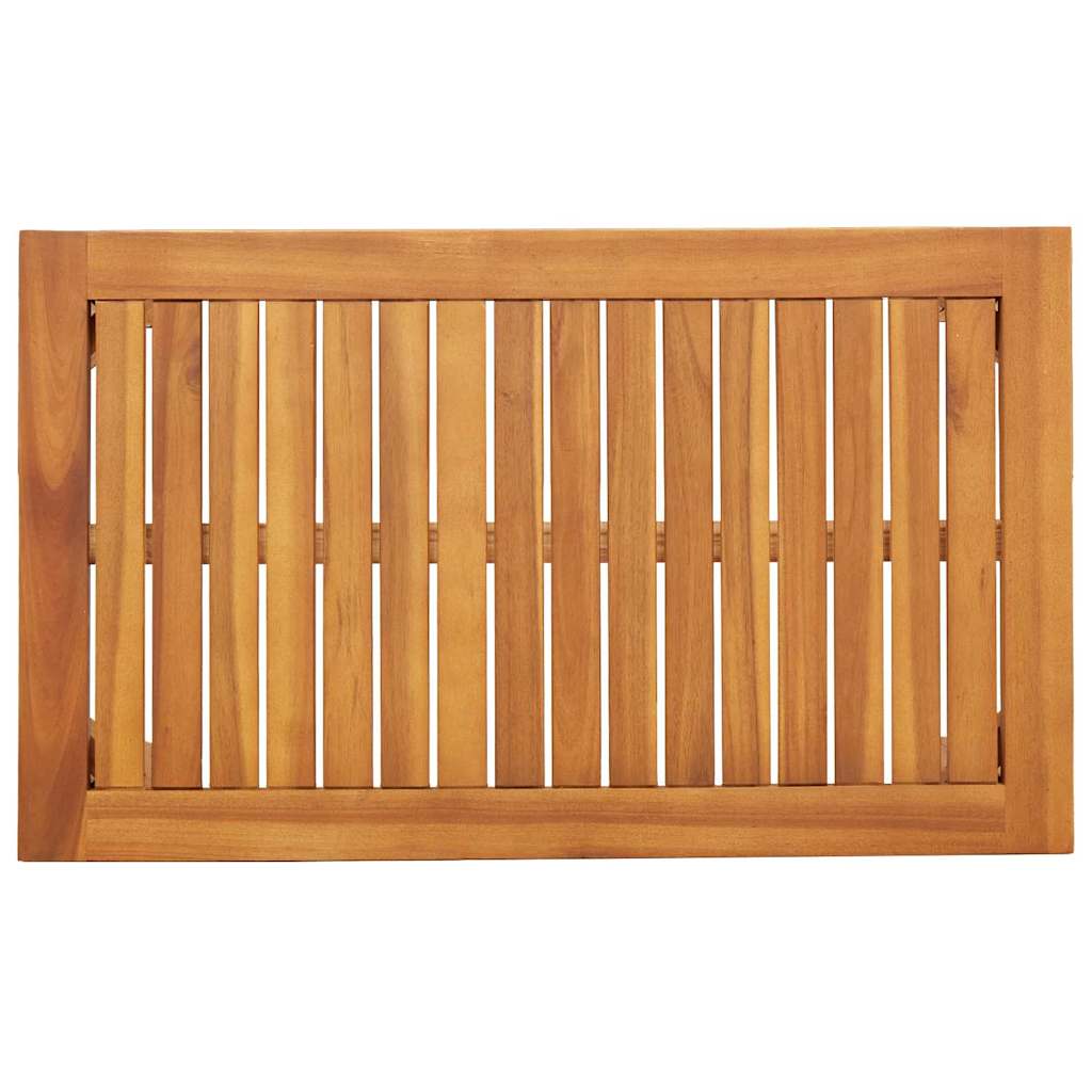 Set Divano da Giardino 5 pcs Marrone Legno di Acacia Massello | homemem39