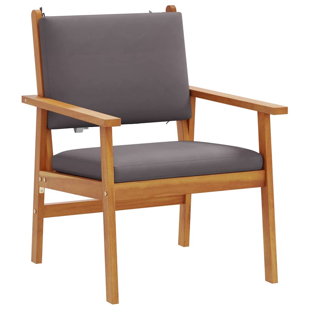 Set Divano da Giardino 5 pcs Marrone Legno di Acacia Massello | homemem39