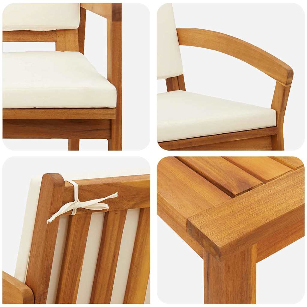 Set bistrot 4 pcs Marrone 75 x 45 x 38cm - homemem39