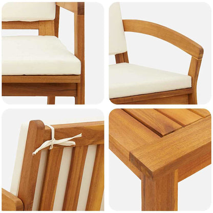 Set bistrot 5 pcs Marrone 45 x 45 x 38cm - homemem39