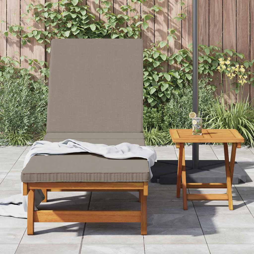 Lettino da sole 2 pcs Marrone Legno di Acacia Massello