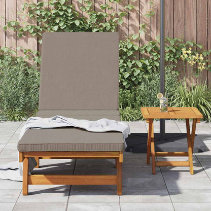 Lettino da sole 2 pcs Marrone Legno di Acacia Massello