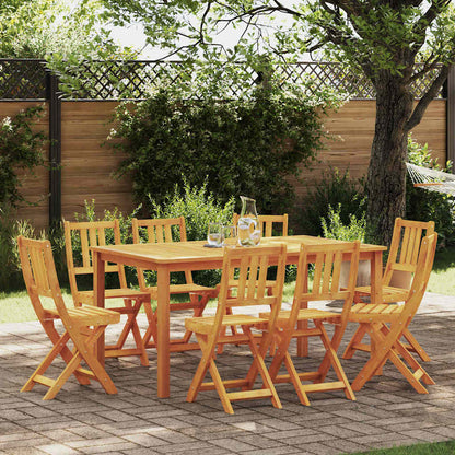 Sedia da Giardino 8 pcs Olio Naturale 40 x 42 x 85 cm