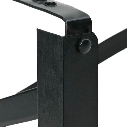 Gamba per Tavolo Birra 2 pcs Nero 39 x 3 x 75 cm | homemem39