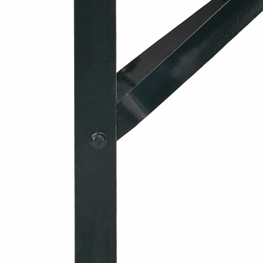 Gamba per Tavolo Birra 2 pcs Nero 39 x 3 x 75 cm | homemem39