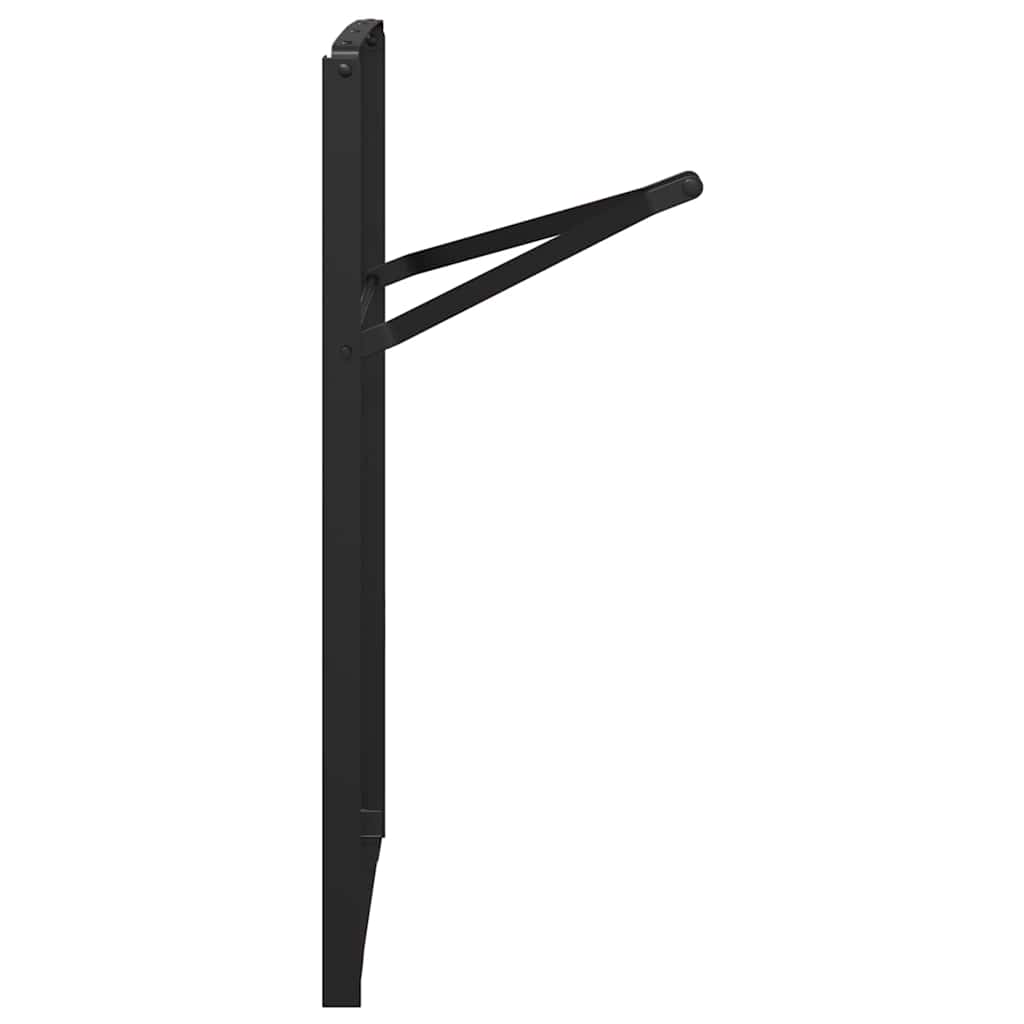 Gamba per Tavolo Birra 2 pcs Nero 39 x 3 x 75 cm | homemem39