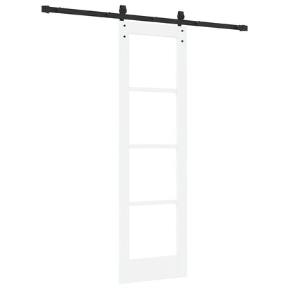 Porta scorrevole ORKDAL Bianco e Nero 61 x 198,5 cm | homemem39