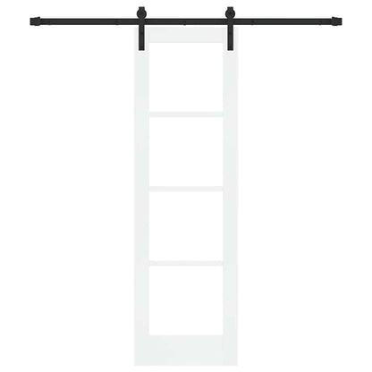 Porta scorrevole ORKDAL Bianco e Nero 61 x 198,5 cm | homemem39