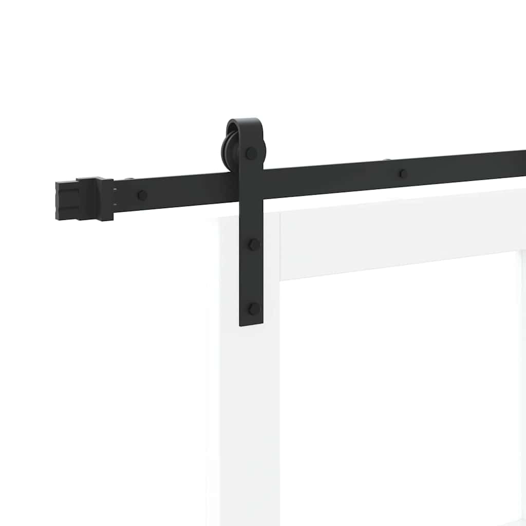 Porta scorrevole ORKDAL Bianco e Nero 83 x 202 cm | homemem39