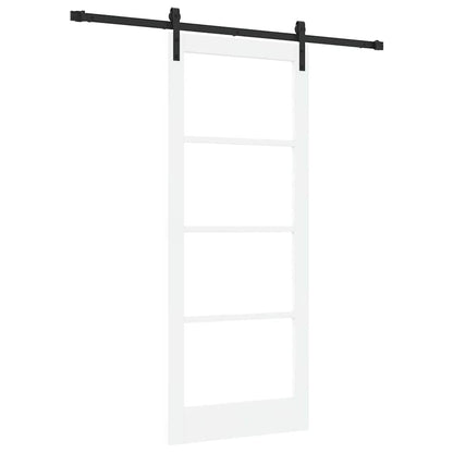 Porta scorrevole ORKDAL Bianco e Nero 83 x 202 cm | homemem39