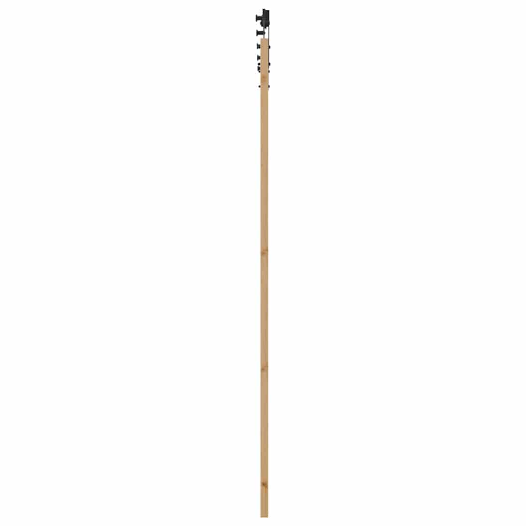 Porta scorrevole ORKDAL Naturale e Nero 93 x 232 cm | homemem39