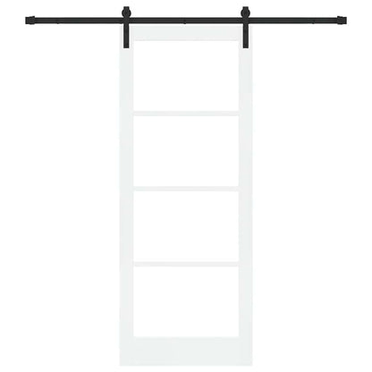 Porta scorrevole ORKDAL Bianco e Nero 83 x 211 cm | homemem39